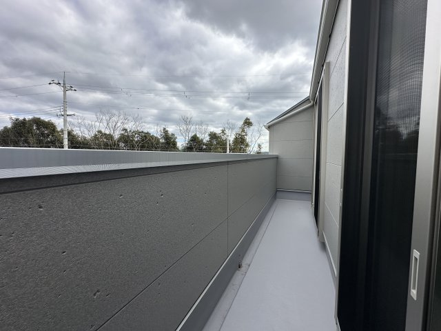 神戸市垂水区小束山2丁目新築戸建2号地のバルコニー