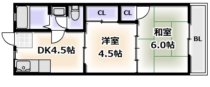 第一エクセルハイムの間取り