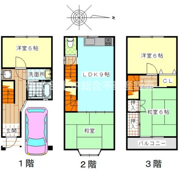 若江東町2丁目中古戸建の間取り|ファミリー様にオススメです♪