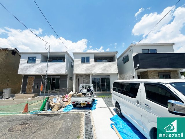 ★八幡市八幡園内　第2期　新築一戸建ての外観|周辺は落ち着いた街並みの住宅地！子育てがしやすい住環境です！現地でしかわからない事もございます。是非一度ご覧ください。