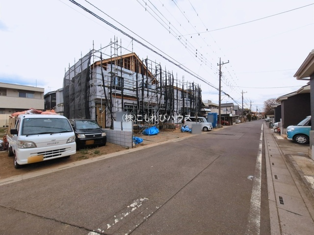 上尾市錦町1期　新築一戸建て　KEIAI GRACE　01の前面道路含む現地写真|撮影：'26/02/12
