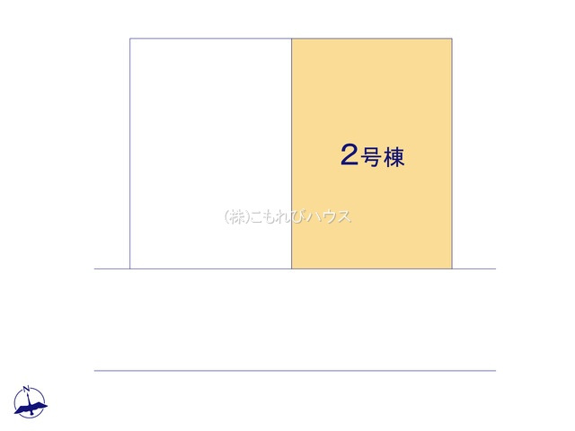 上尾市錦町1期　新築一戸建て　KEIAI GRACE　02の区画図|2号棟