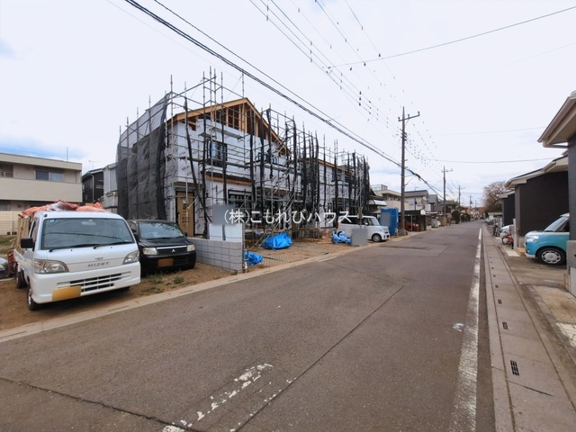 上尾市錦町1期　新築一戸建て　KEIAI GRACE　02の前面道路含む現地写真|撮影：'26/02/12