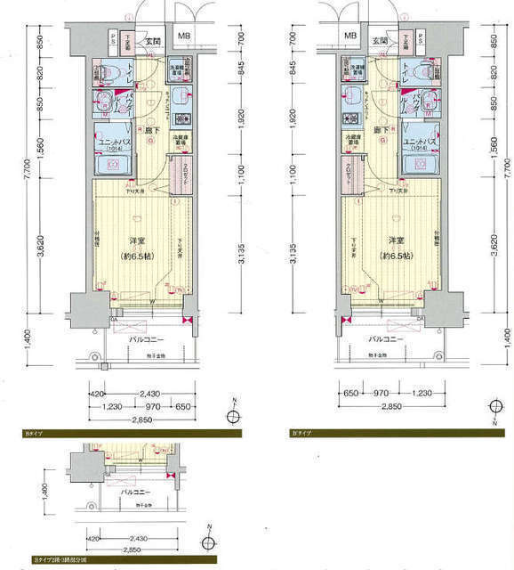 プレサンス丸の内レジデンスⅢの間取り