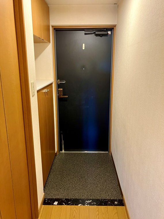 ディアハイム北松戸の玄関