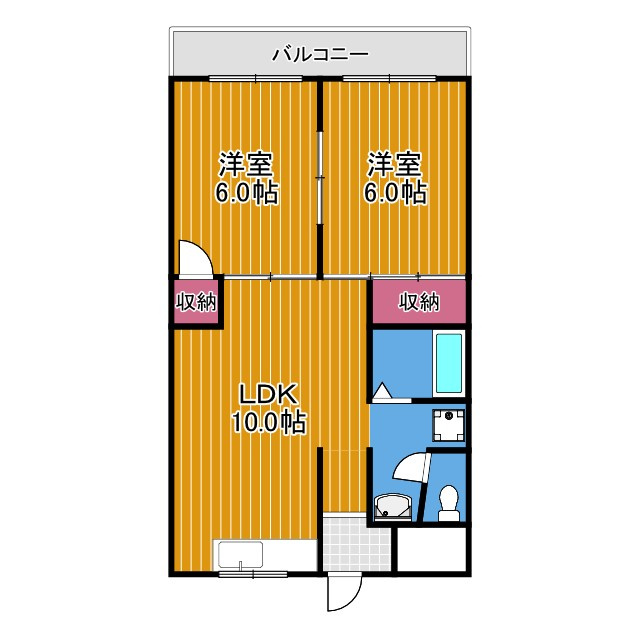 滝谷ユタカハイツの間取り