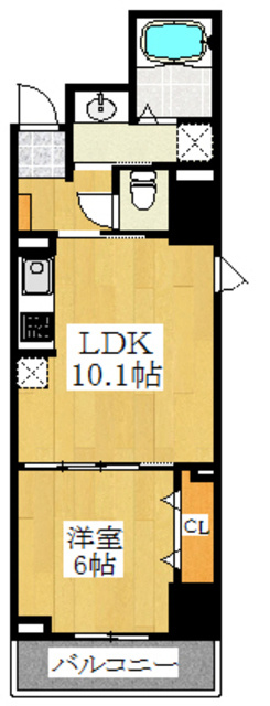 アーバン尾久の間取り|１LDKタイプ☆