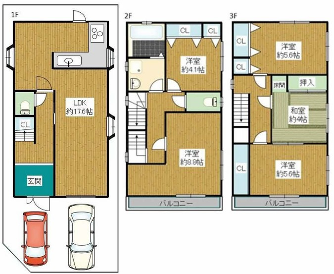 池田本町　中古一戸建ての間取り|間取り図はいかがですか？ご希望を叶える間取りですか？リビングの広さは？水回りの位置は？カウンターキッチン？など色々な情報が集約されています。弊社ではリフォームなどのご相談も承っております。