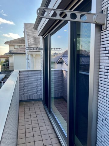 富士塚戸建のバルコニー