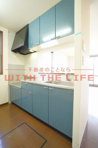 シャンティ小森野【キャッシュバック対象】のキッチン|コンパクトなキッチンで掃除もラクラク