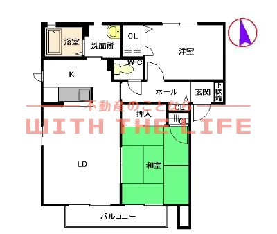 シャンティ小森野【キャッシュバック対象】の間取り