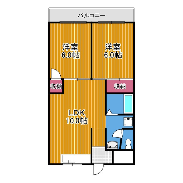 滝谷ユタカハイツの間取り