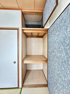 【収納】 | アクティ宮崎台 | 和室6帖のお部屋にある収納スペースです！天井高の収納スペースで荷物をたっぷり収納できます☆