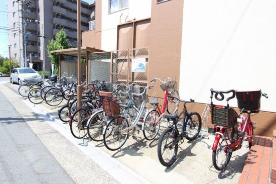 光ハイツのその他共用部分|駐輪場です