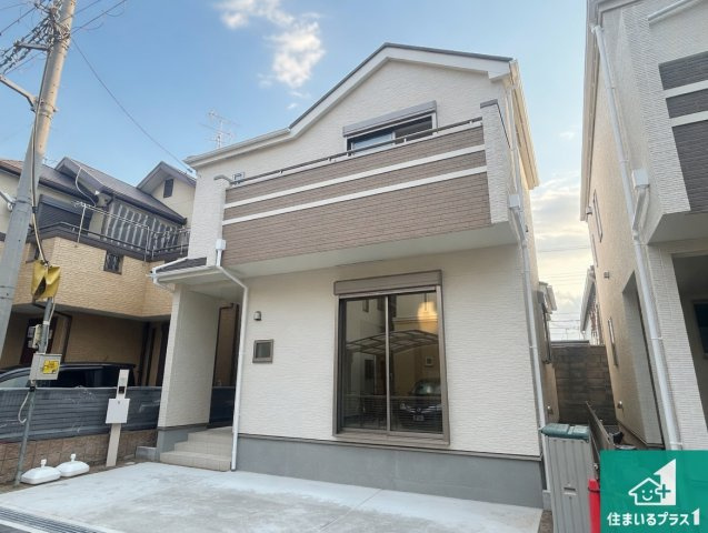 尼崎市西難波町　新築一戸建ての外観|安心の10年保証！外観を美しく保ち、雨水で汚れを落とします！気になることがありましたら、お気軽にお問い合わせください！