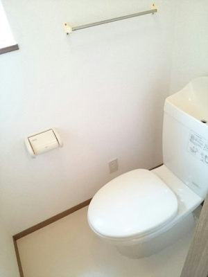 【トイレ】 | サンシャインＡ | 清潔感のあるトイレです