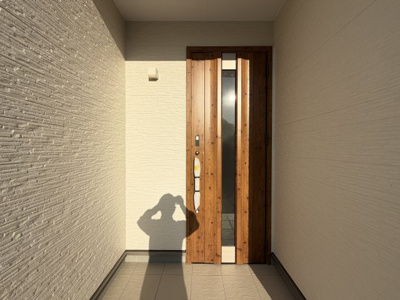 【玄関】 | 読谷村喜名Ⅱ（全11棟）D号棟 | D号棟　スマートキー付き♪