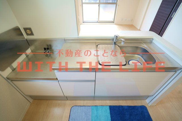 パストラル久留米 【キャッシュバック対象物件】のキッチン|コンパクトなキッチンで掃除もラクラク