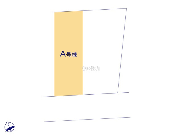 【新築分譲住宅】富士見市関沢2丁目の区画図