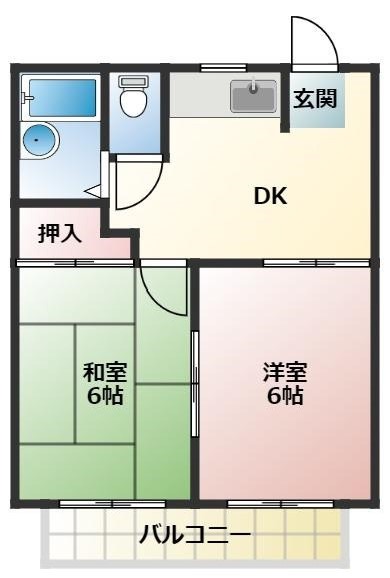 コスモハイツデューンの間取り