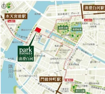 【地図】 | パークホームズ清澄白河