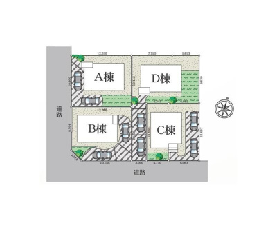 【区画図】 | 日野市多摩平5丁目戸建(ヒノシタマダイラゴチョウメコダテ)