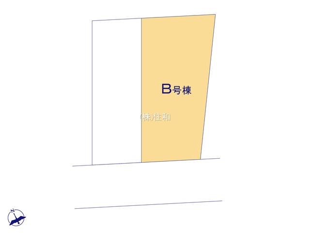 【新築分譲住宅】富士見市関沢2丁目　の区画図