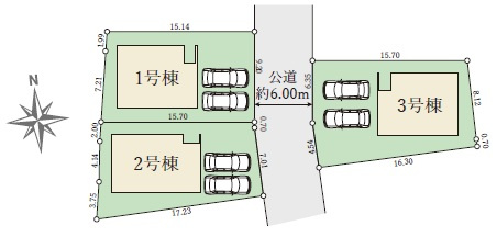 加古郡稲美町中村　　新築戸建の間取り