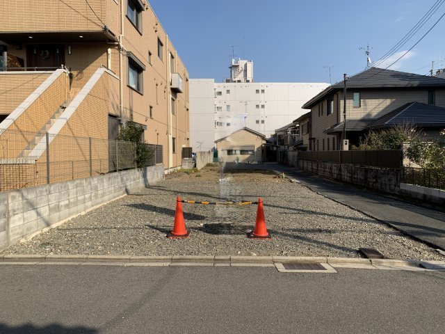 京都市北区紫竹下緑町　建築条件無し売土地の外観