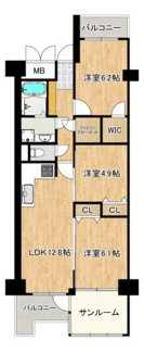 【間取り】 | 近鉄南港ガーデンハイツ２２号棟