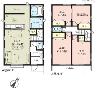 【間取り】 | 上尾市上　新築分譲住宅
