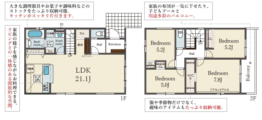 加古郡稲美町中村　　新築戸建の間取り
