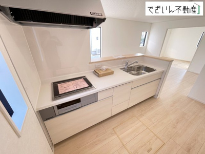 【キッチン】 | CRADLE GARDEN本庄市下野堂第6　新築住宅 | ≪3号棟≫
現地(2026年7月撮影)