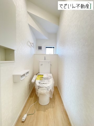 【トイレ】 | CRADLE GARDEN本庄市下野堂第6　新築住宅 | ≪3号棟≫
現地(2026年7月撮影)