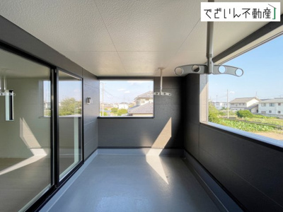 【バルコニー】 | CRADLE GARDEN本庄市下野堂第6　新築住宅 | ≪3号棟≫
現地(2026年7月撮影)