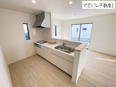 【キッチン】 | CRADLE GARDEN本庄市下野堂第6　新築住宅 | ≪3号棟≫
現地(2026年7月撮影)