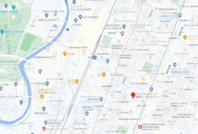 デュオプレステージ姫路マークスフォート　9階の地図