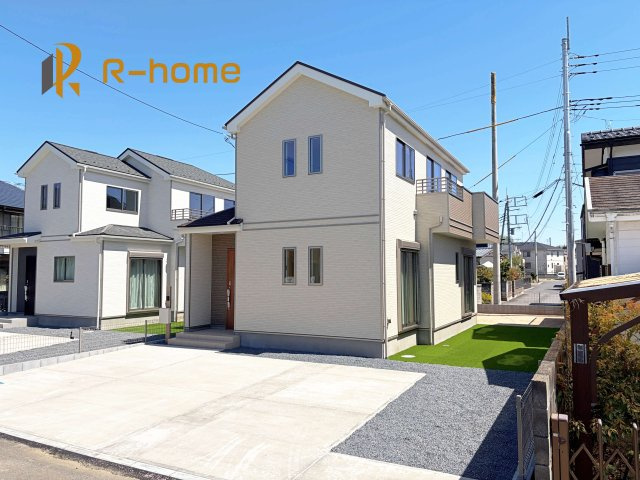 水戸市堀町　新築戸建て　B号棟の外観|ご予約を頂ければ、『平日』はもちろん『早朝』や『夜間』もご見学可能です♪お気軽にお申し付けください♪
