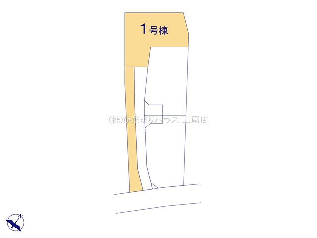 鴻巣市本町7丁目　新築戸建　ブルーミング01の区画図