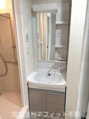 【洗面所】 | 月光福山中央弐番館 | 洗髪洗面化粧台