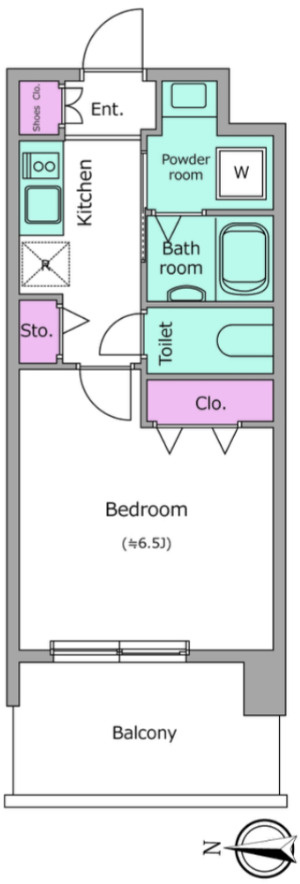 レジディア船橋Ⅱの間取り