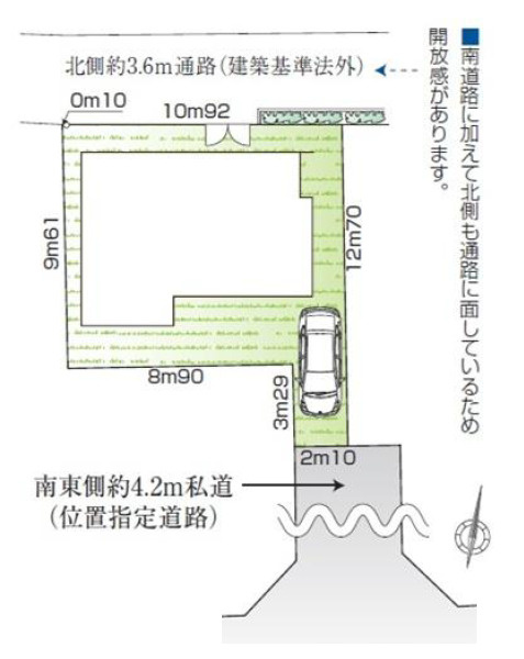 練馬区南田中4丁目　土地33坪超　耐震×省エネ住宅　限定1棟の区画図