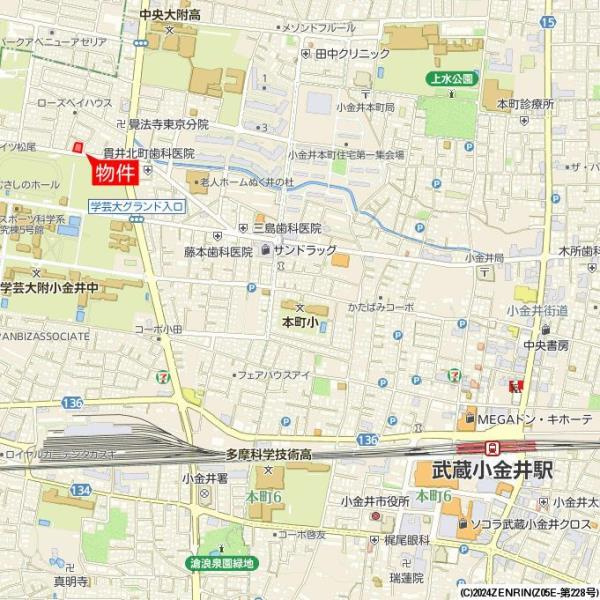 ａｓ　Ｃａｂｉｎｓの地図