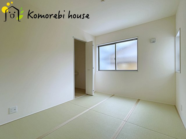 北本市石戸　新築一戸建て　リーブルガーデン　01の和室|畳の上でゆっくりとくつろげる和室です