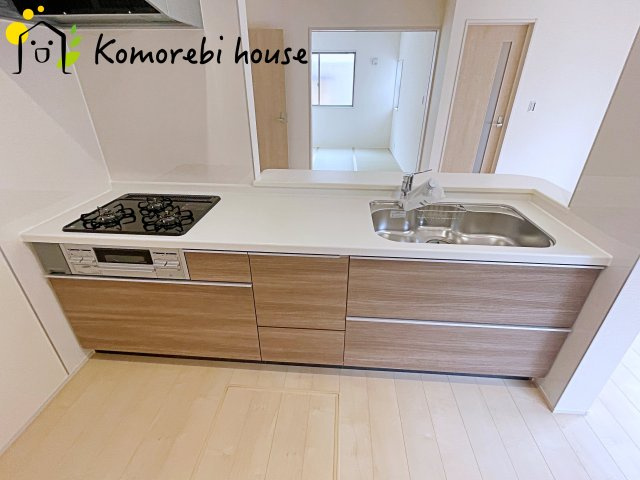 北本市石戸　新築一戸建て　リーブルガーデン　01のキッチン|きれいなキッチンです