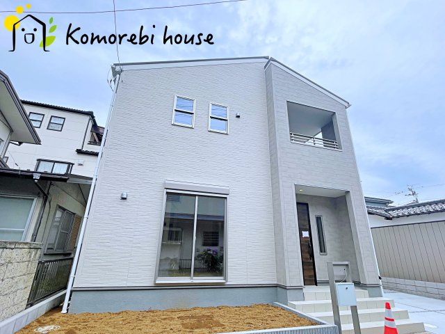 北本市石戸　新築一戸建て　リーブルガーデン　01の外観|外観もきれいです