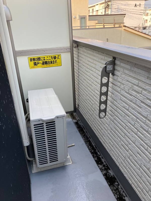 ルミエール新狭山のバルコニー