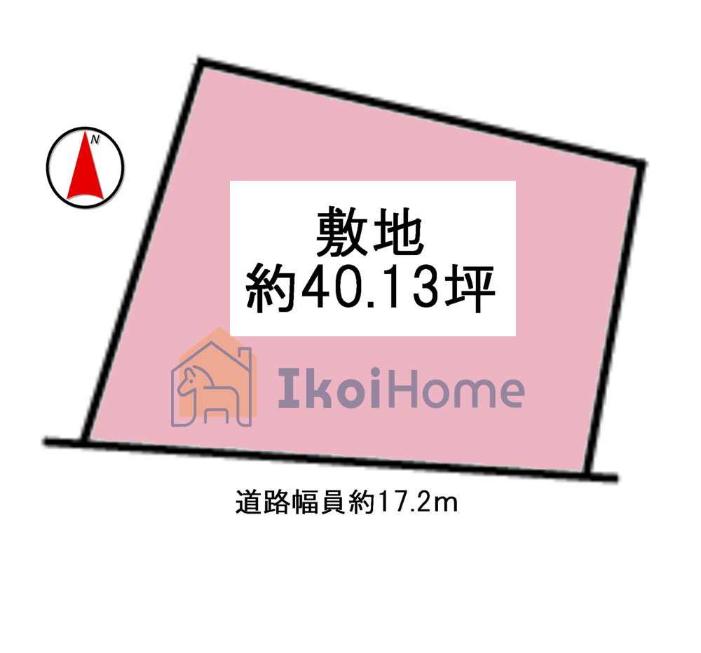 明石市大蔵中町　土地の土地図|●年中無休：当日予約可●敷地約40.13坪！建築条件はございません！