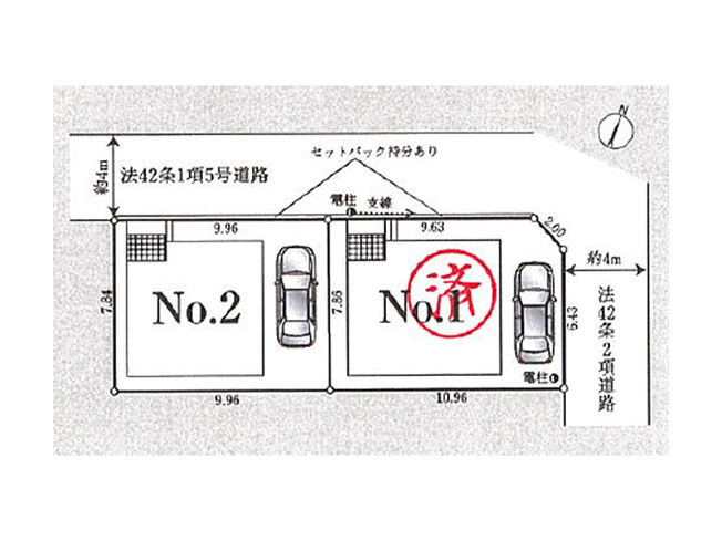 【間取り】 | ふじみ野市新田1丁目　新築一戸建住宅　全2棟　(ふじみ野店) | 奥行きがあり開放感のあるワイドバルコニー。
小屋裏収納付きの為お荷物が多くても安心です。