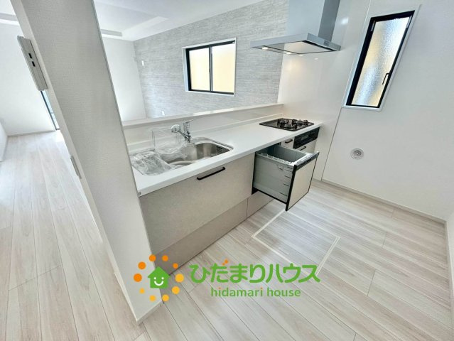 久喜市鷲宮8期　新築一戸建て　リガーレのキッチン